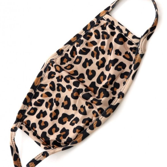 wholesale lot Leopard print Washable Face Mask with Filter Pocket - Picture 2 of 2